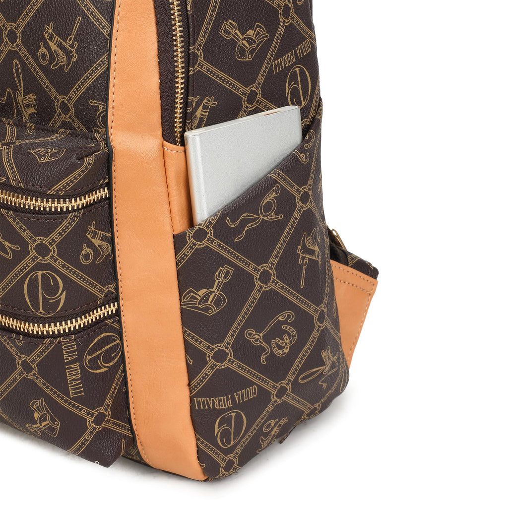 Women Fashion Backpack Purse Multi Pockets Anti-Theft Rucksack Travel Shoulder Bag Handbag Set 2pcs