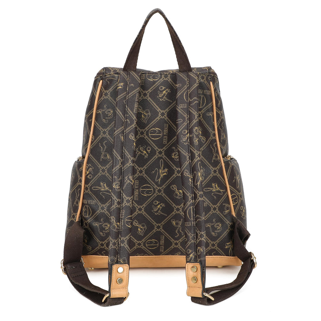 Women's Fashion Backpack - Anti-Scratch Faux Leather Travel Rucksack - Elegant Designer Shoulder Bag for Work, School & Daily Use