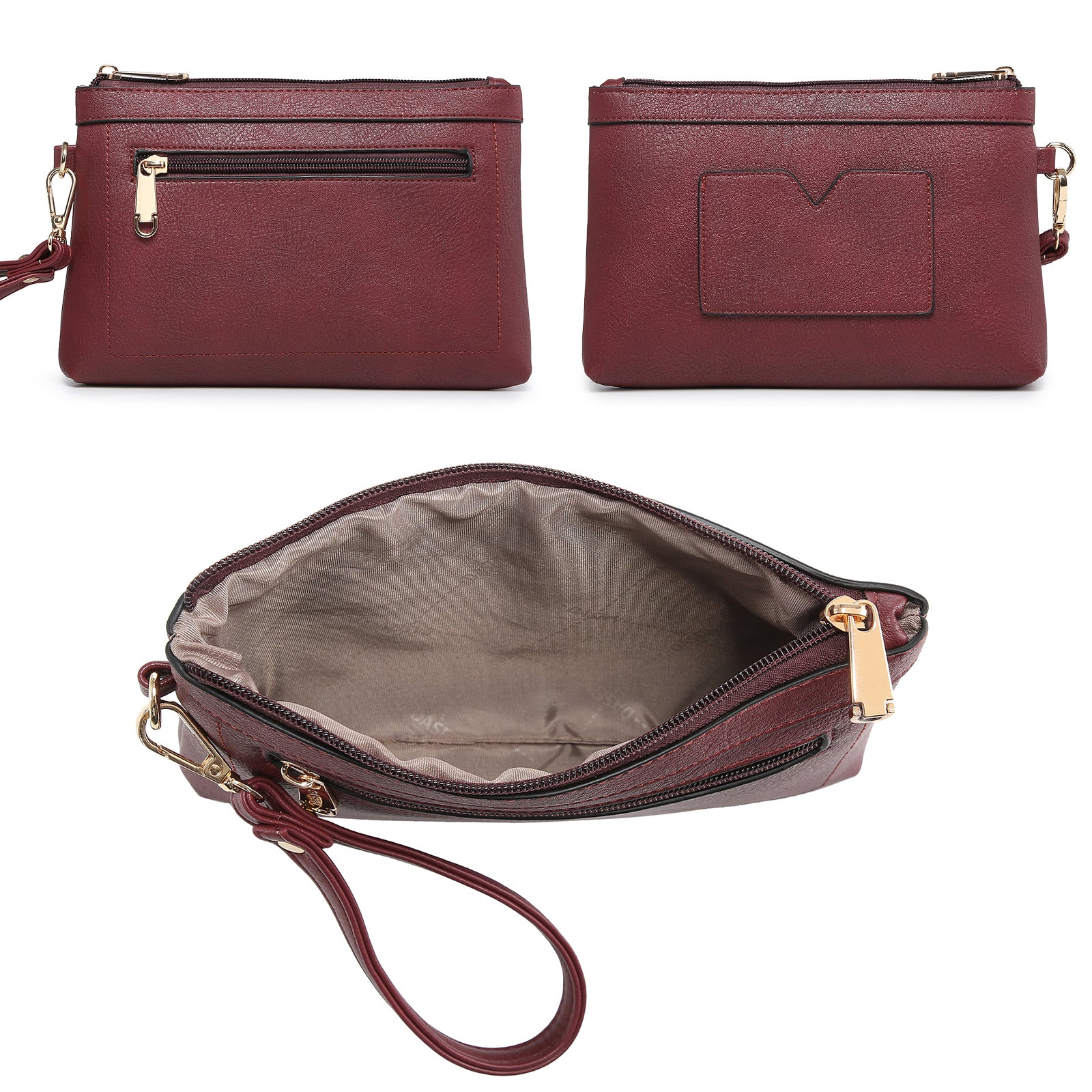 Women's Backpack Purse PU Leather Travel Work Backpack Fashion Shoulder Bag Designer Handbags 2pcs
