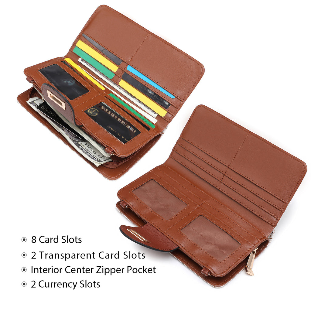 Women Fashion Small Crossbody Shoulder Bag Cell Phone Zip Wallet Purse and Handbags Clutch Credit Card Holder with Chain Strap